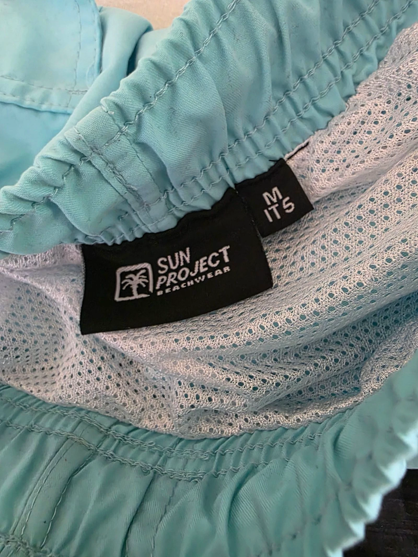 Bañador corto Sun Project - Diseño de Tortugas y Palmera - Talla M – photo 6